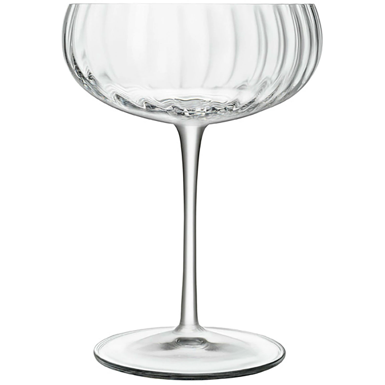 Luigi Bormioli Optica Champagnesk&aring;l 30 Cl 4-pak - Champagneglas Krystalglas Klar - 24705