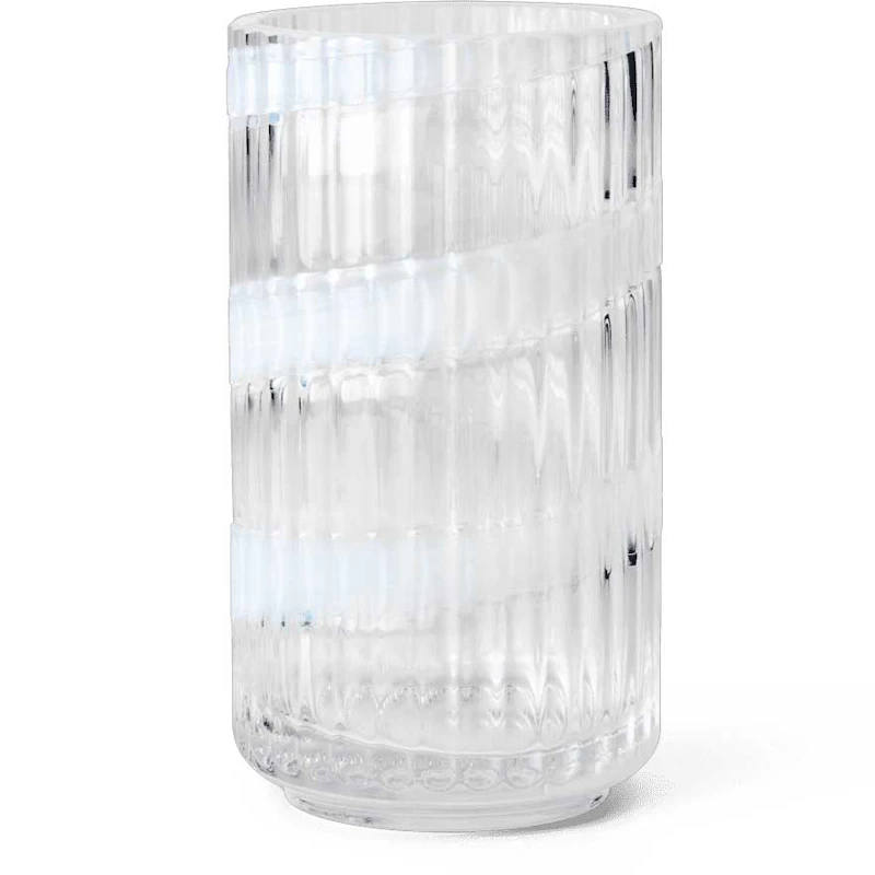 Lyngby Vase Swirl Hvid, 15,5 cm