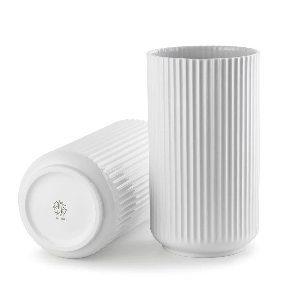 Lyngby Porcel&aelig;n Lyngbyvasen 31cm - Vaser Porcel&aelig;n Hvid - 200792