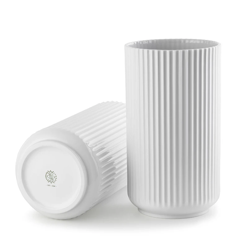 Lyngbyvasen 31cm, Hvid