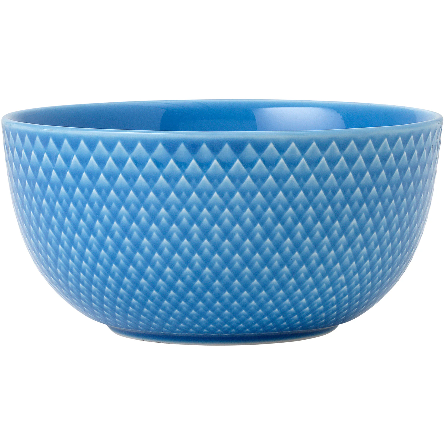 Lyngby Porcel&aelig;n Rhombe Color Sk&aring;l 50 Cl - Serveringssk&aring;le Porcel&aelig;n Bl&aring; - 201906