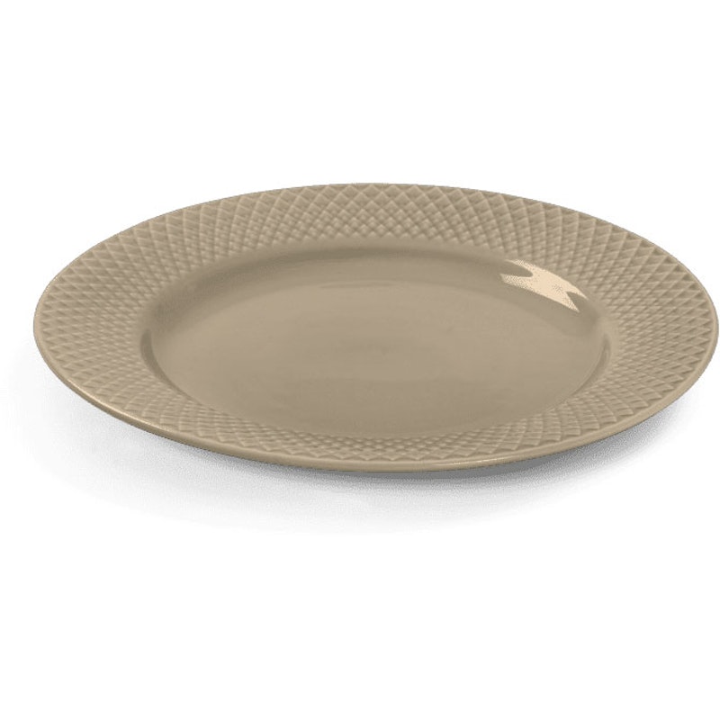 Rhombe Earth Frokosttallerken 23 cm, Clay