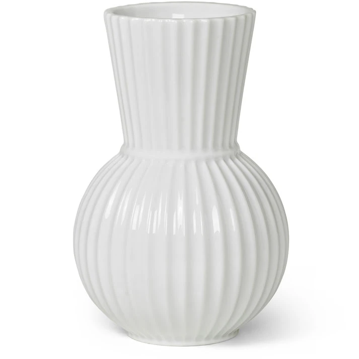 Lyngby Porcel&aelig;n Tura Vase H18 Cm - Vaser Porcel&aelig;n Hvid - 201555