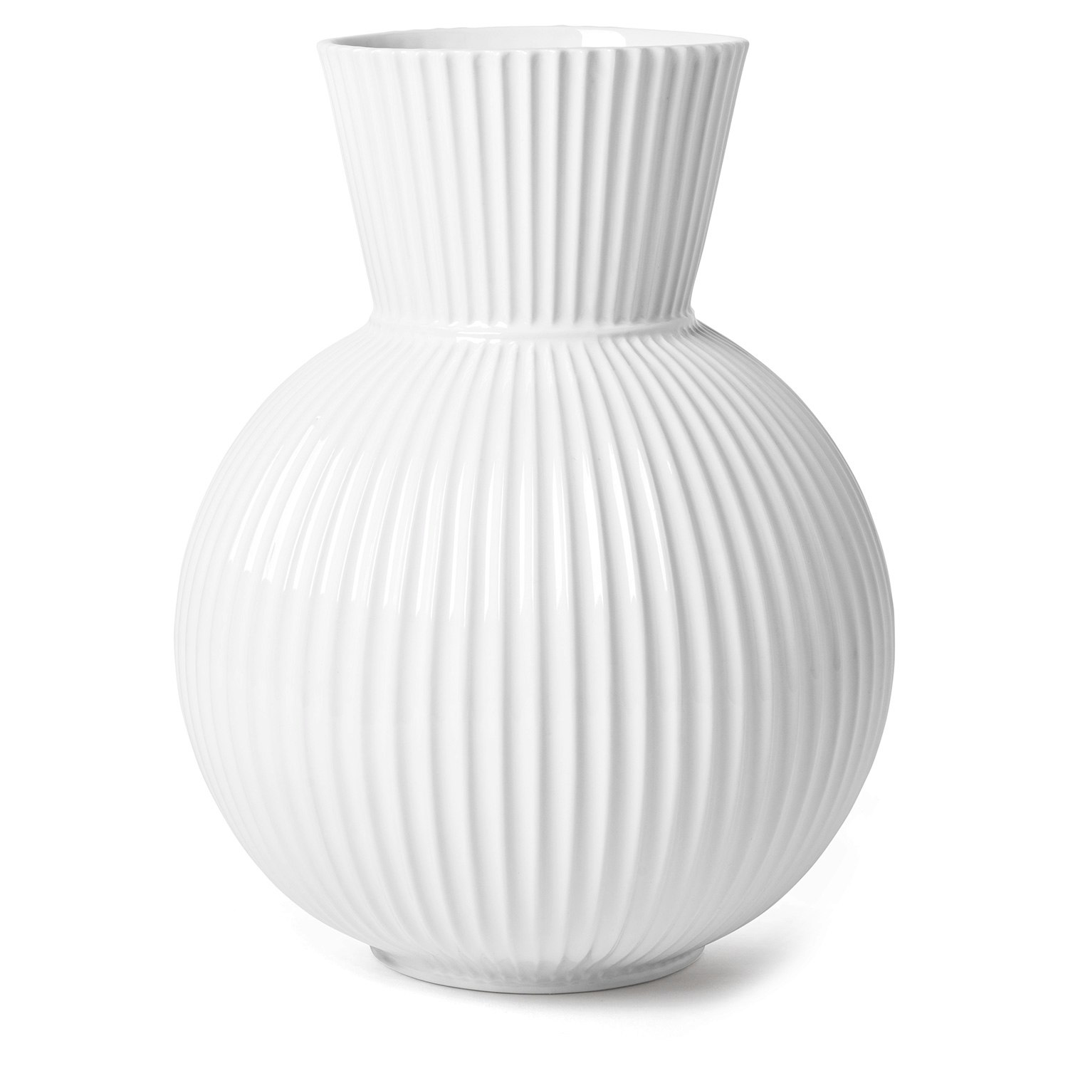 Lyngby Porcel&aelig;n Tura Vase 34 Cm - Vaser Porcel&aelig;n Hvid - 201461