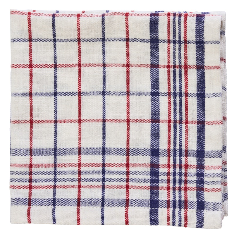 Checked Cotton Servietter 4-pak
