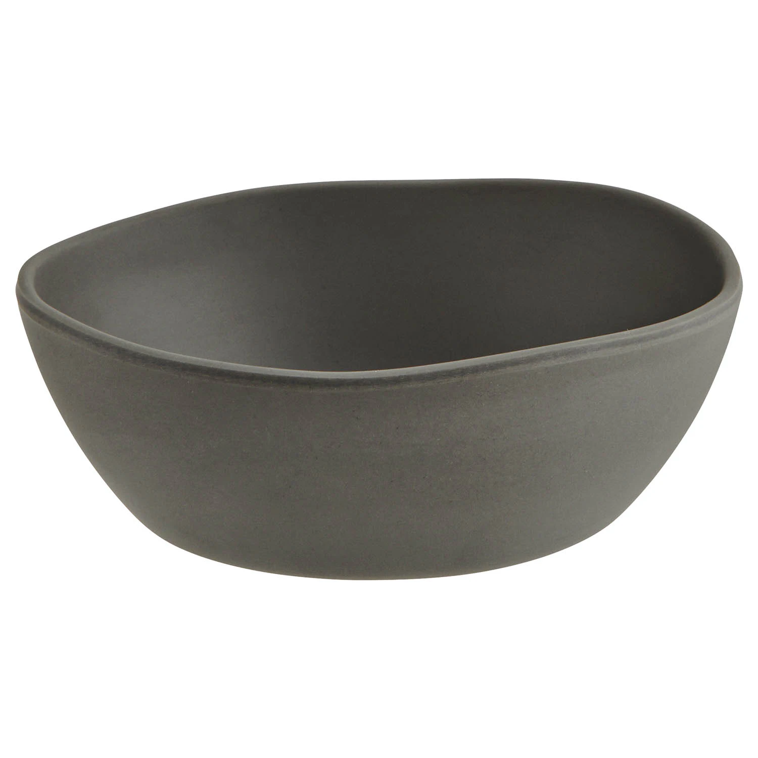 Madam Stoltz Eco Sustainable e Bowl 16 Cm - Serveringssk&aring;le Melamin Dark Grey - DWMB-5164-AS