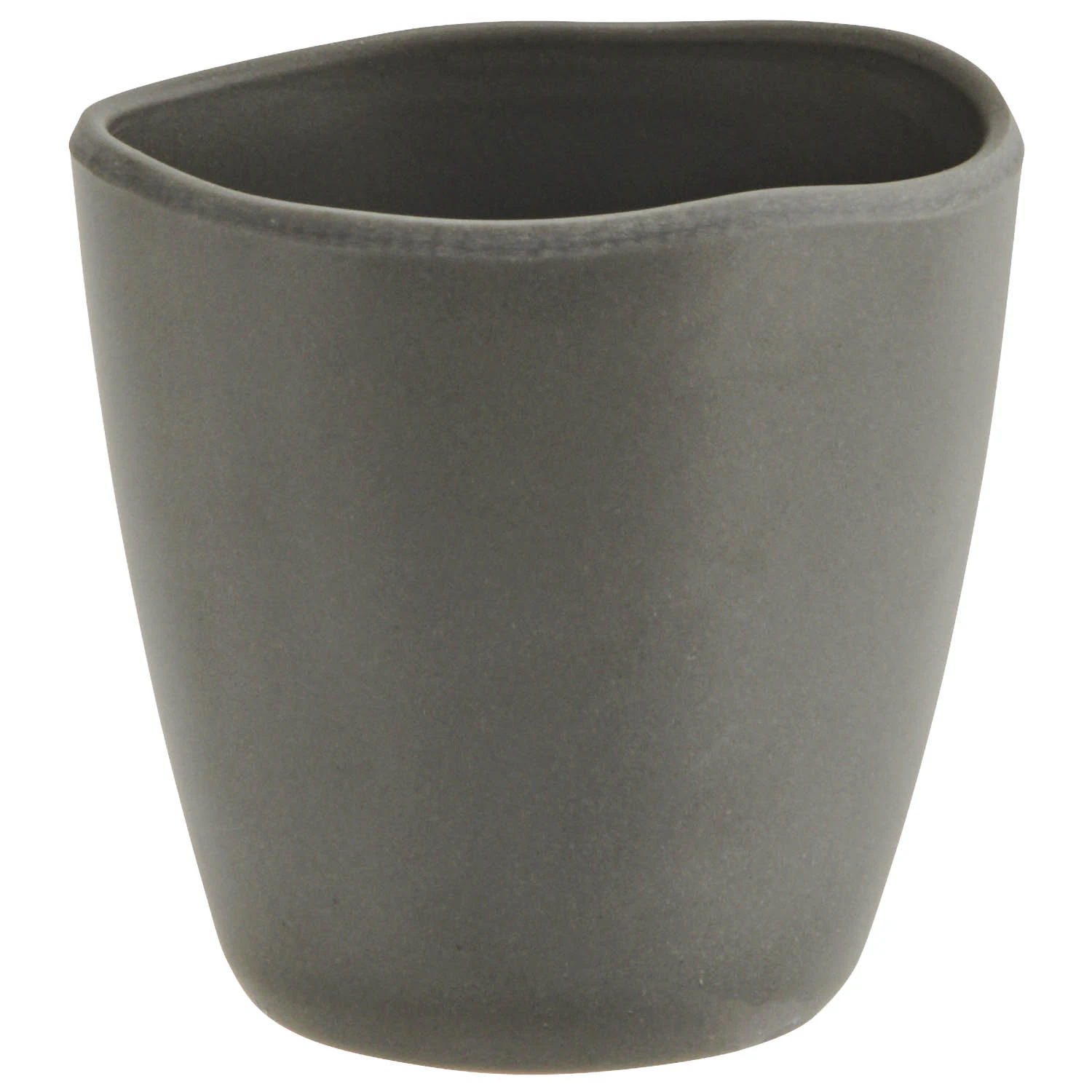 Madam Stoltz Eco Sustainable kop 8 Cm M&oslash;rkegr&aring; - Kaffekopper Melamin Dark Grey - DWMG-5199-AS