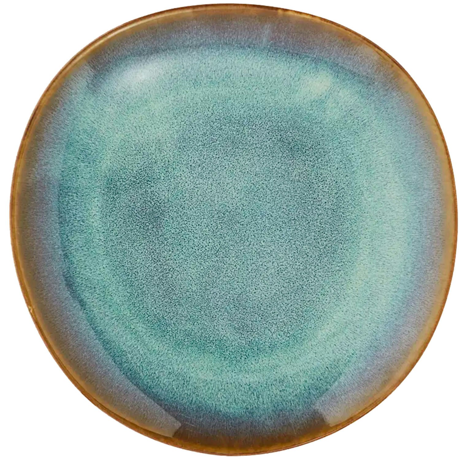 Madam Stoltz Frokosttallerken &Oslash;21 Cm - Middagstallerkner Stent&oslash;j Gr&oslash;n - ATPX-SP-GR002