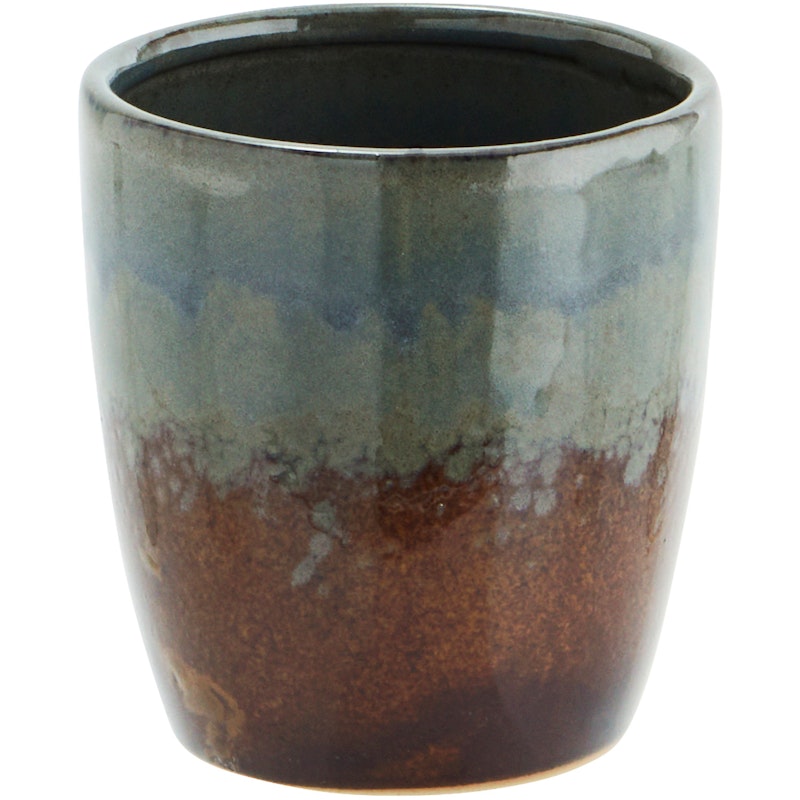 Kop Ø7,5 cm, Brun / Grå