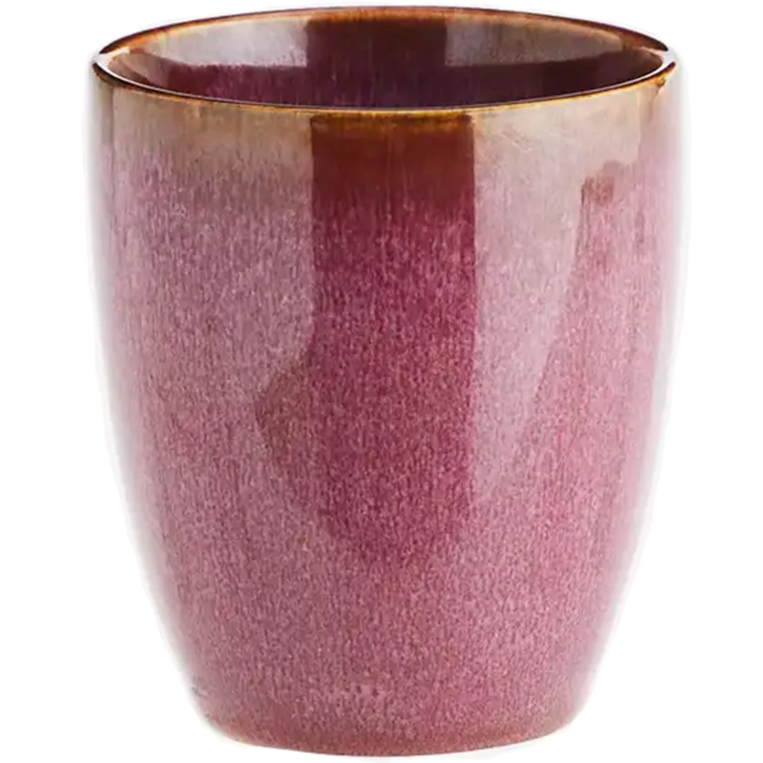 Madam Stoltz Krus - Kaffekopper Stent&oslash;j Blomme - ATPX-MG-GR001