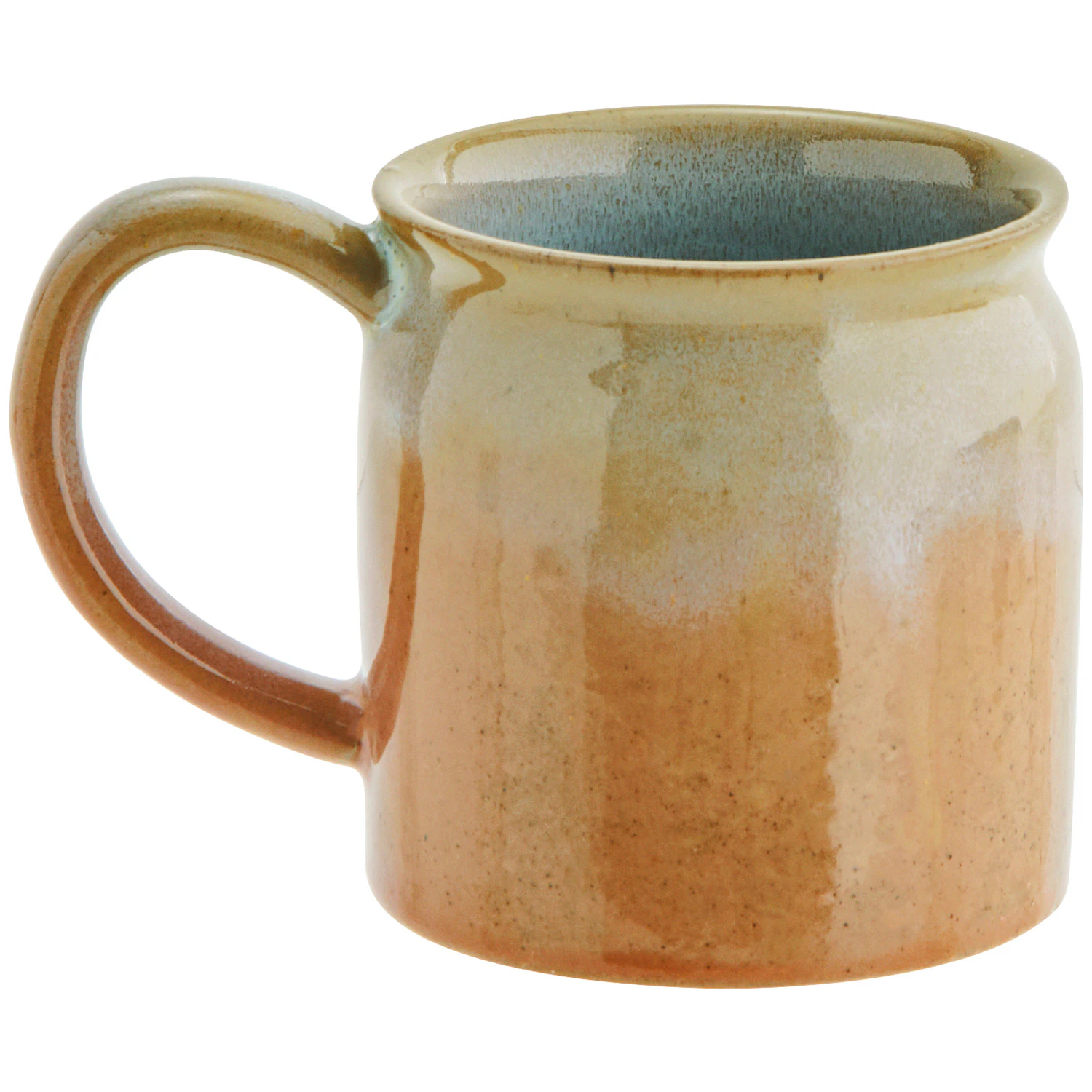 Madam Stoltz Krus Med &Oslash;re &Oslash;8 Cm / Lysebl&aring;t - Kaffekopper Stent&oslash;j Orange - YT22C434-BNY-B