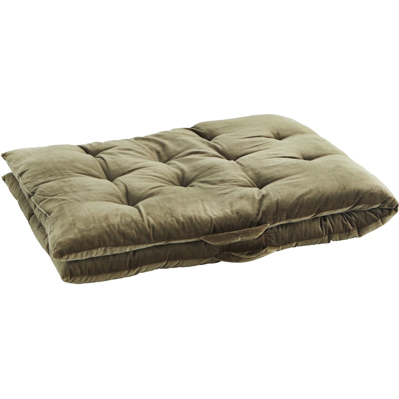 Madras Fløjlsbomuld 70x180 cm, Dusty Green
