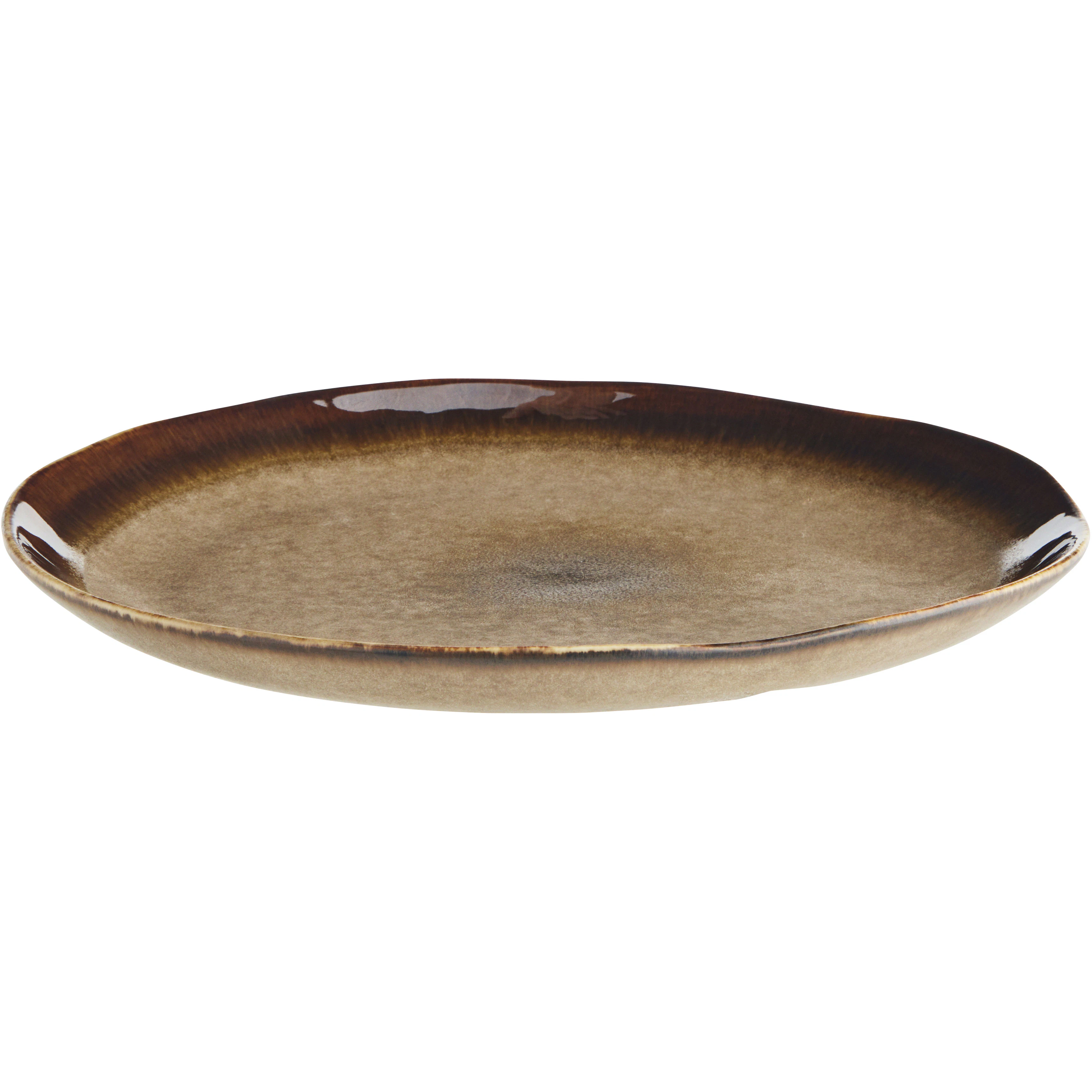 Madam Stoltz Middagstallerken 27 Cm - Middagstallerkner Stent&oslash;j Brun - HL401160