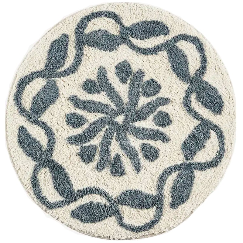 Badeværelsestæppe Ø60 cm, Dusty Blue
