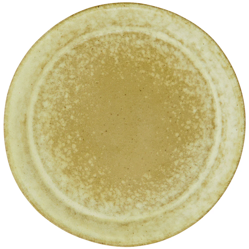 Sidetallerken Ø16 cm, Grøn / Lysegul