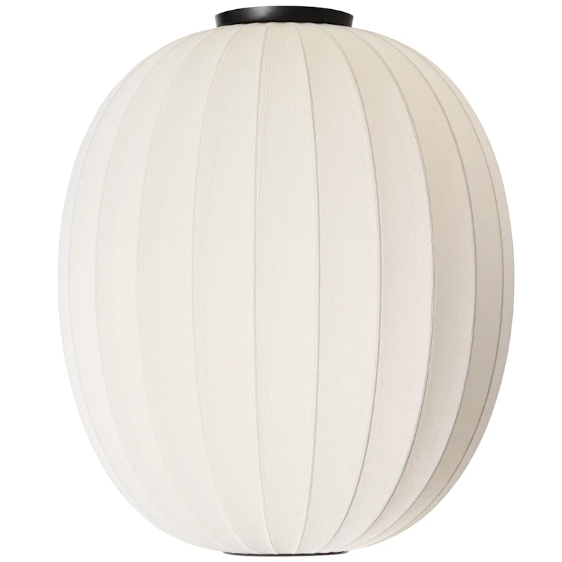 Knit-Wit Loftslampe Høj Oval Ø65 cm, Pearl White