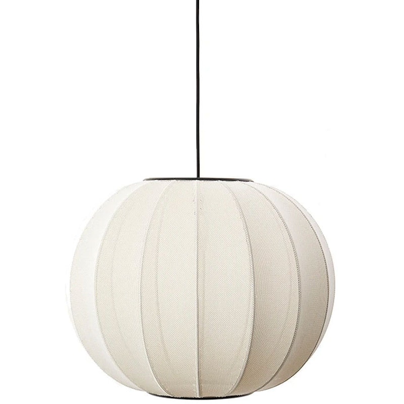 Knit-Wit Pendel Rund 60 cm, Pearl White