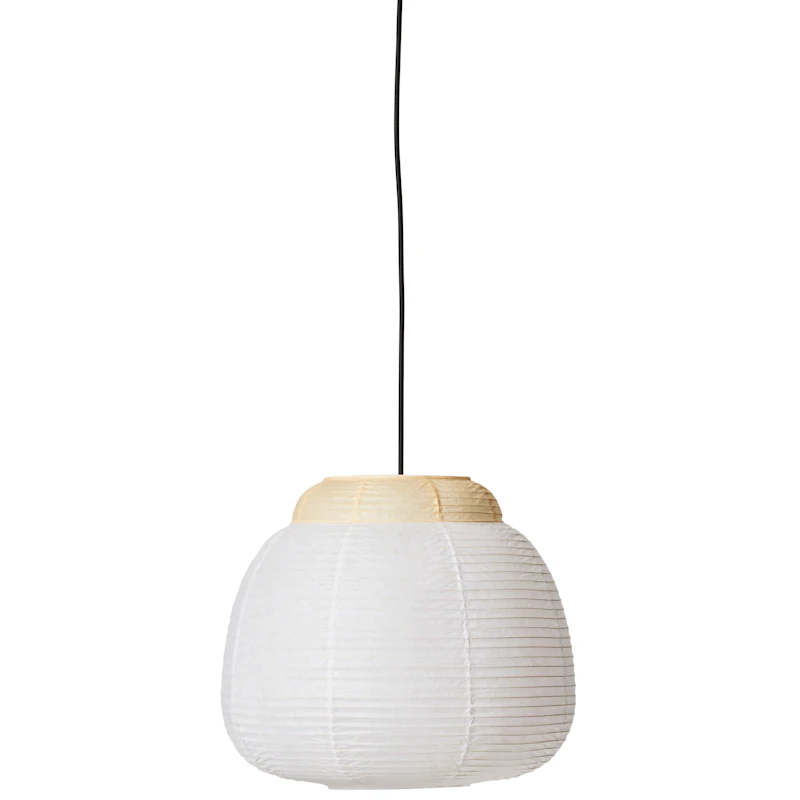 Papier Single Pendel Ø40 cm, Soft Yellow