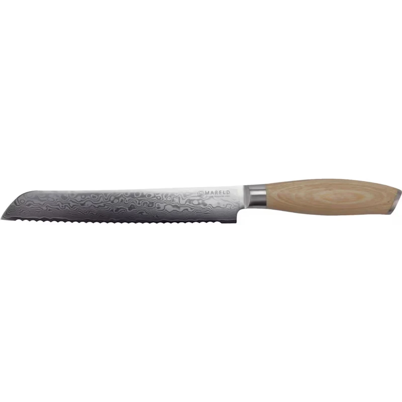 Akio Brødkniv 20 cm, Lyst Træ