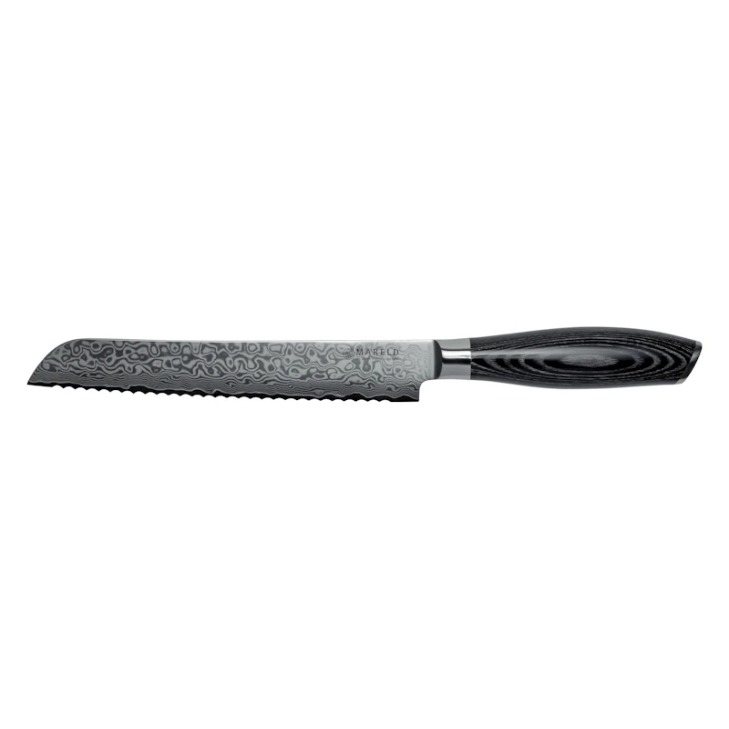 Akio Brødkniv 20 cm, Sort