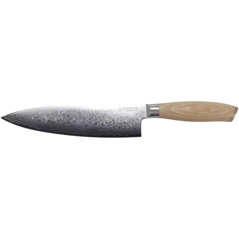 Akio Kokkekniv 21 cm, Lyst Træ