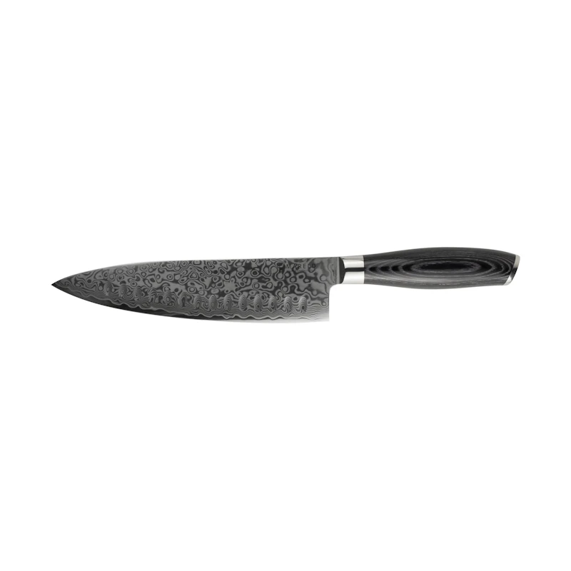 Akio Kokkekniv Olivenslebet 21 cm, Sort