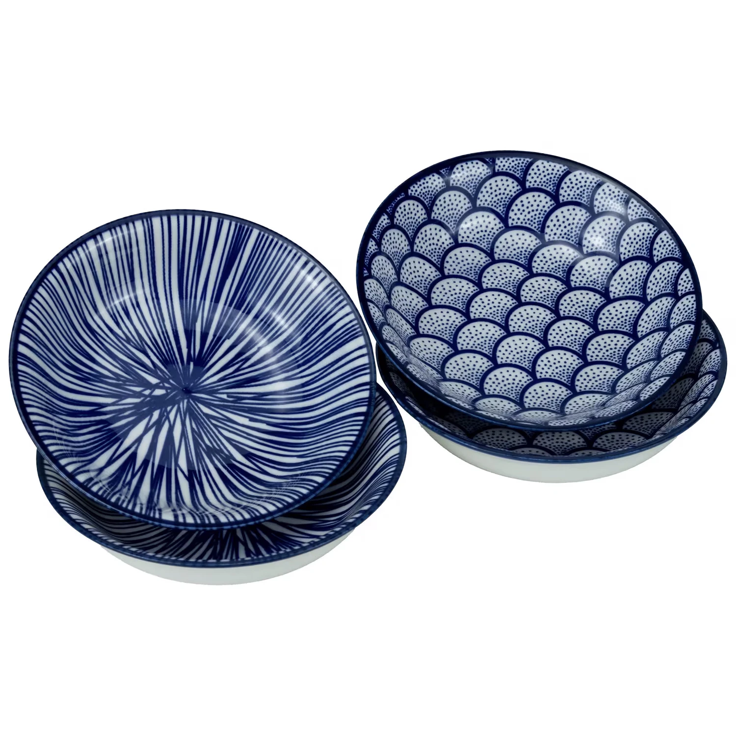 Mareld Akio Mini Sk&aring;ls&aelig;t &Oslash;10 Cm 4-pak - Serveringssk&aring;le Porcel&aelig;n Hvid - MAR0185