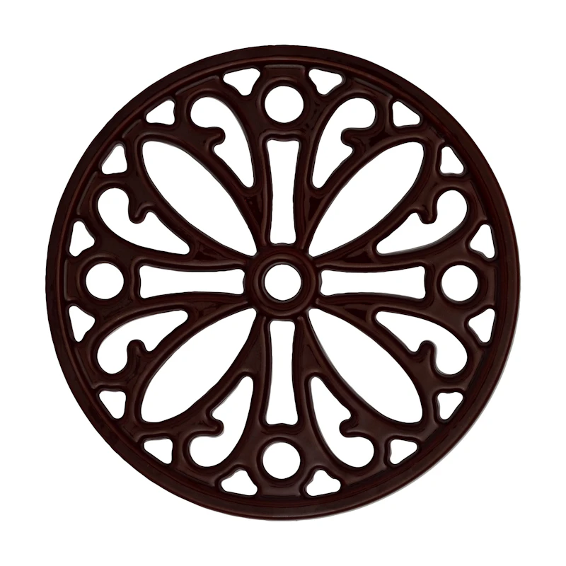 Cast iron coasters, Red