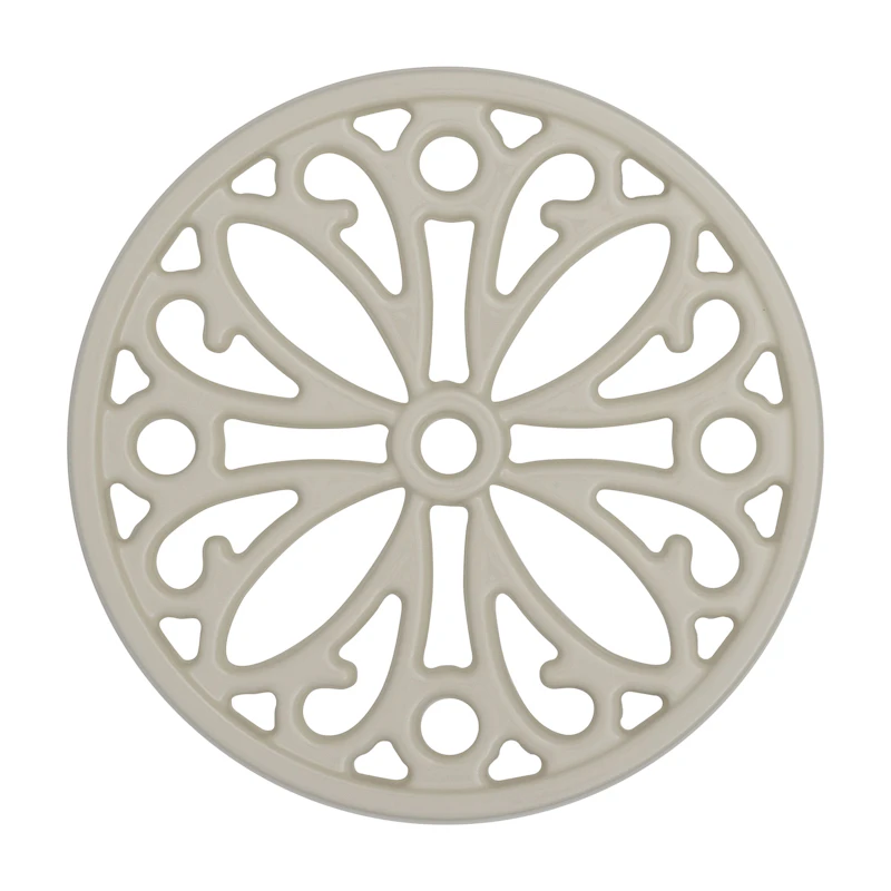 Cast iron coasters, White