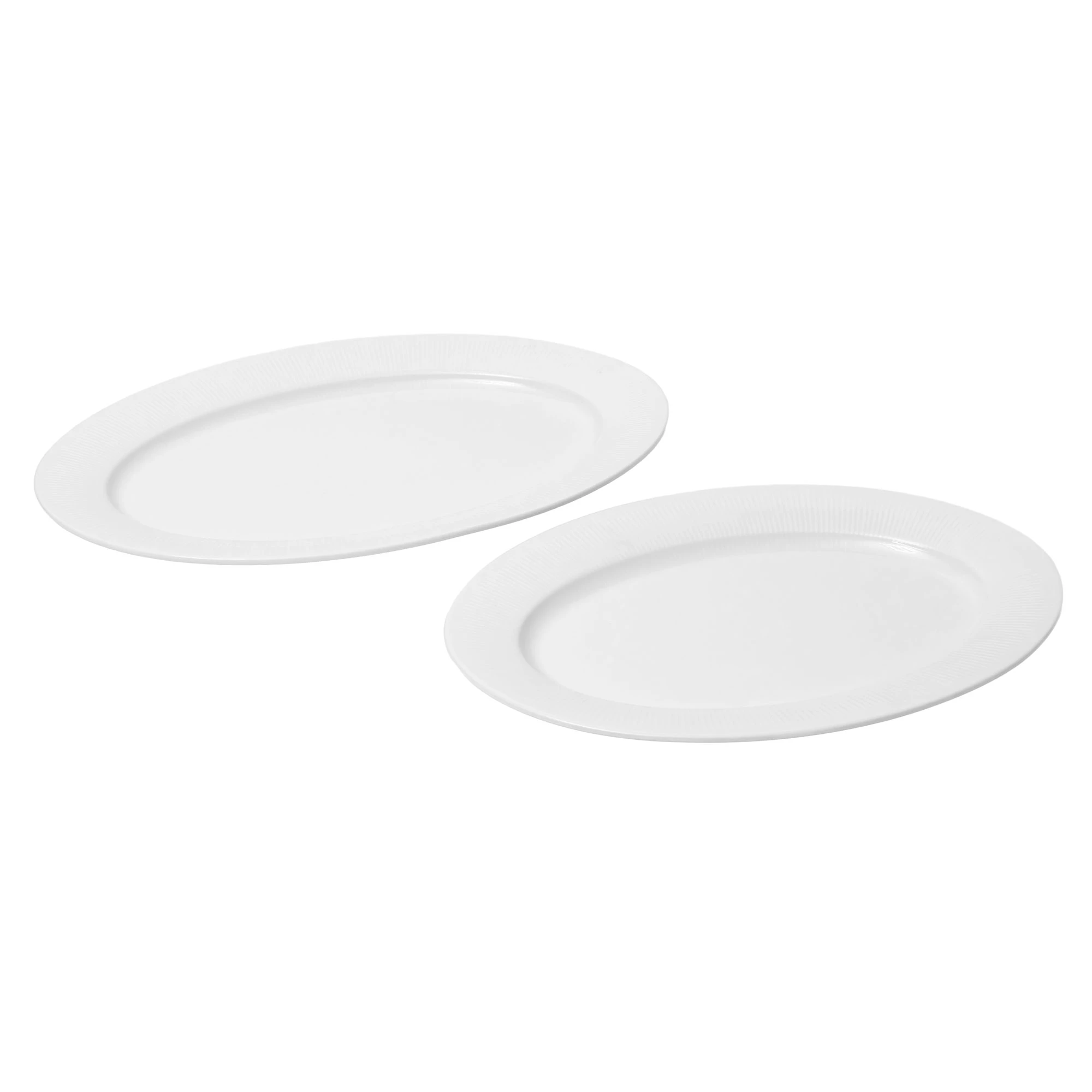 Mareld Linn&eacute;a Plate 2-pack - Serveringssk&aring;le Porcel&aelig;n Hvid - MAR0368