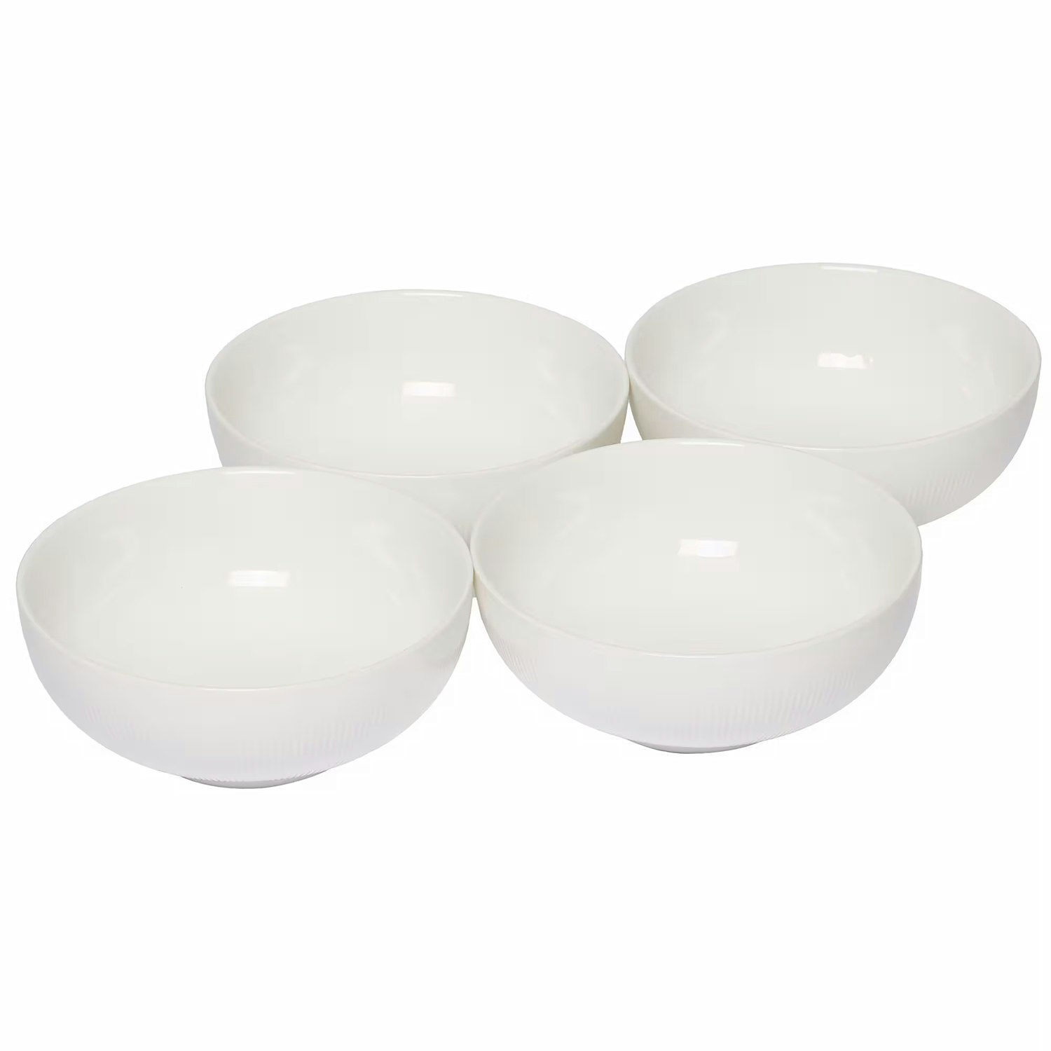 Mareld Linn&eacute;a Sk&aring;l &Oslash;16 Cm 4-pak - Serveringssk&aring;le Porcel&aelig;n Hvid - MAR0334