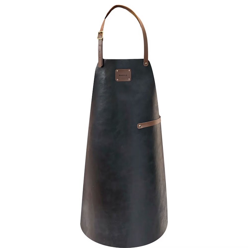 Leather Forklæde, Sort