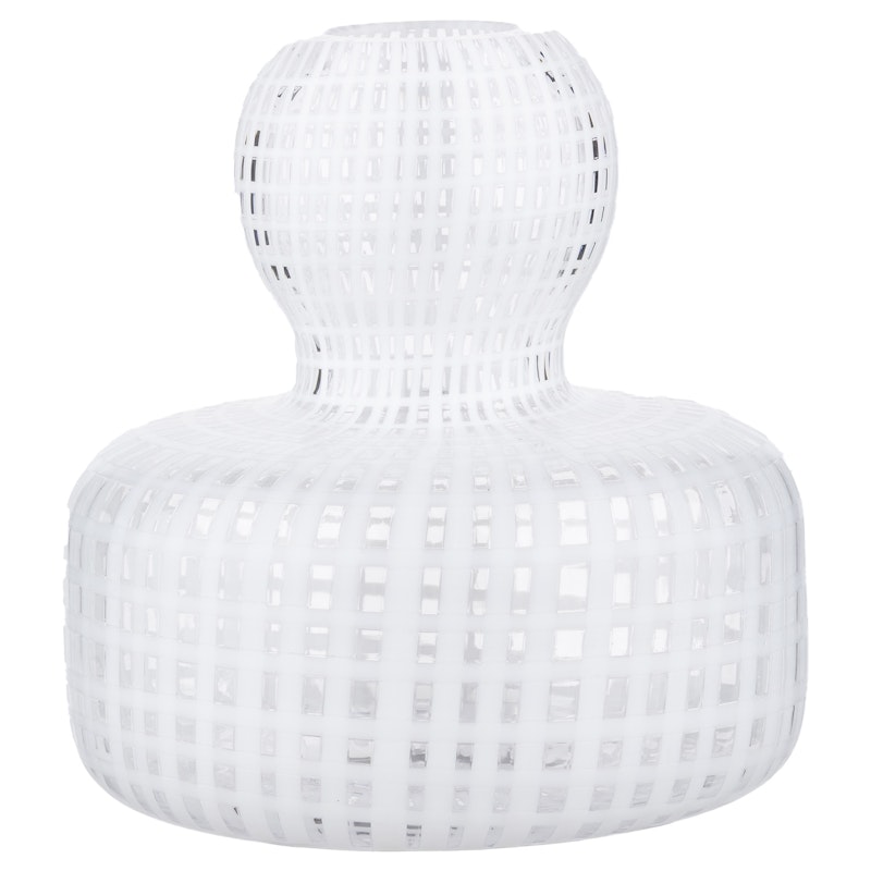 Filigree Vase Hvid/Klar