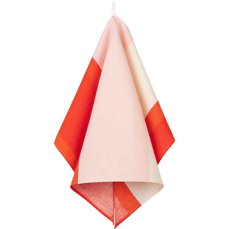 Hennika Viskestykke 47x70 cm, Rosa / Orange Red