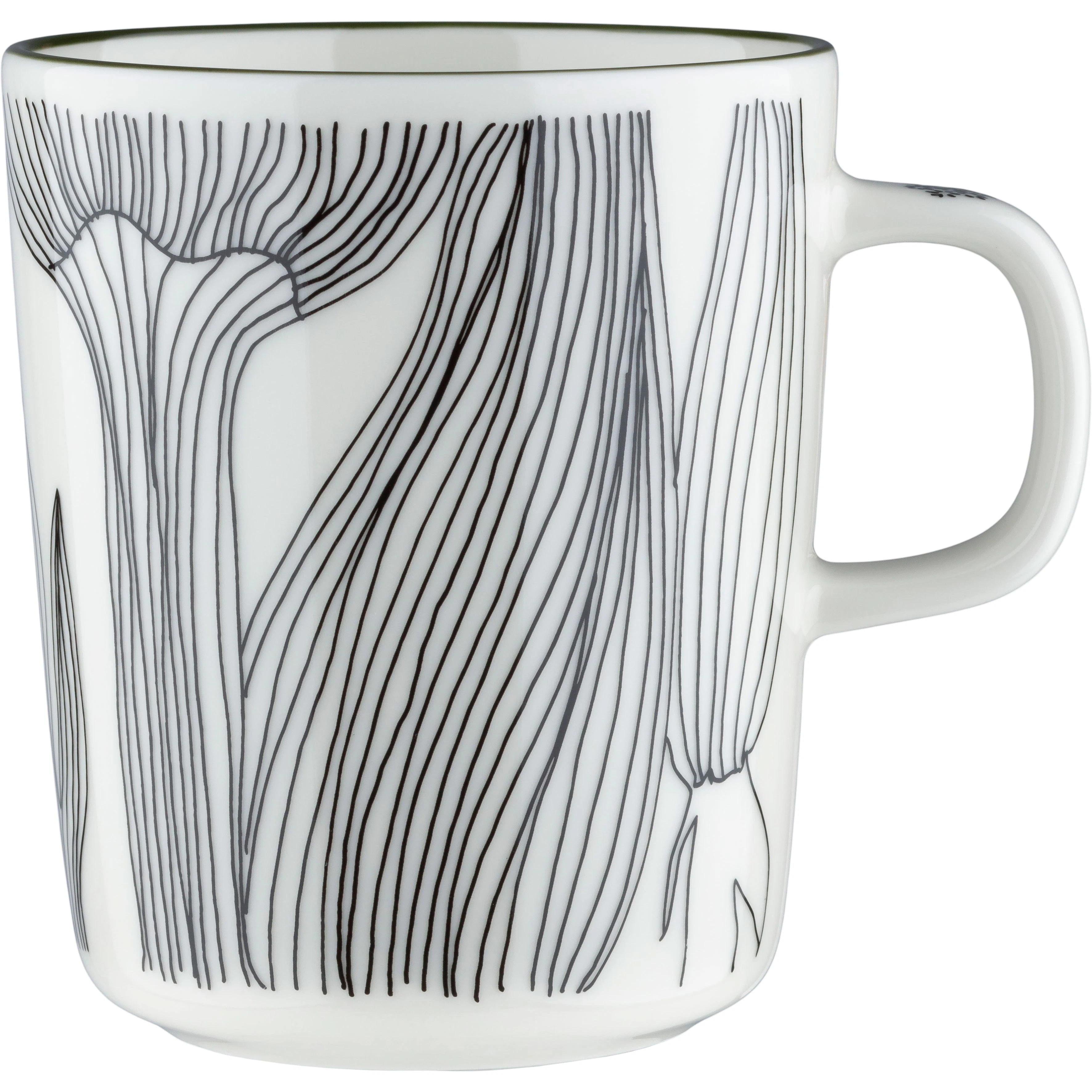Marimekko Kukat Puhkeavat Krus 25 Cl - Kaffekopper Stent&oslash;j Sort - 074495-196