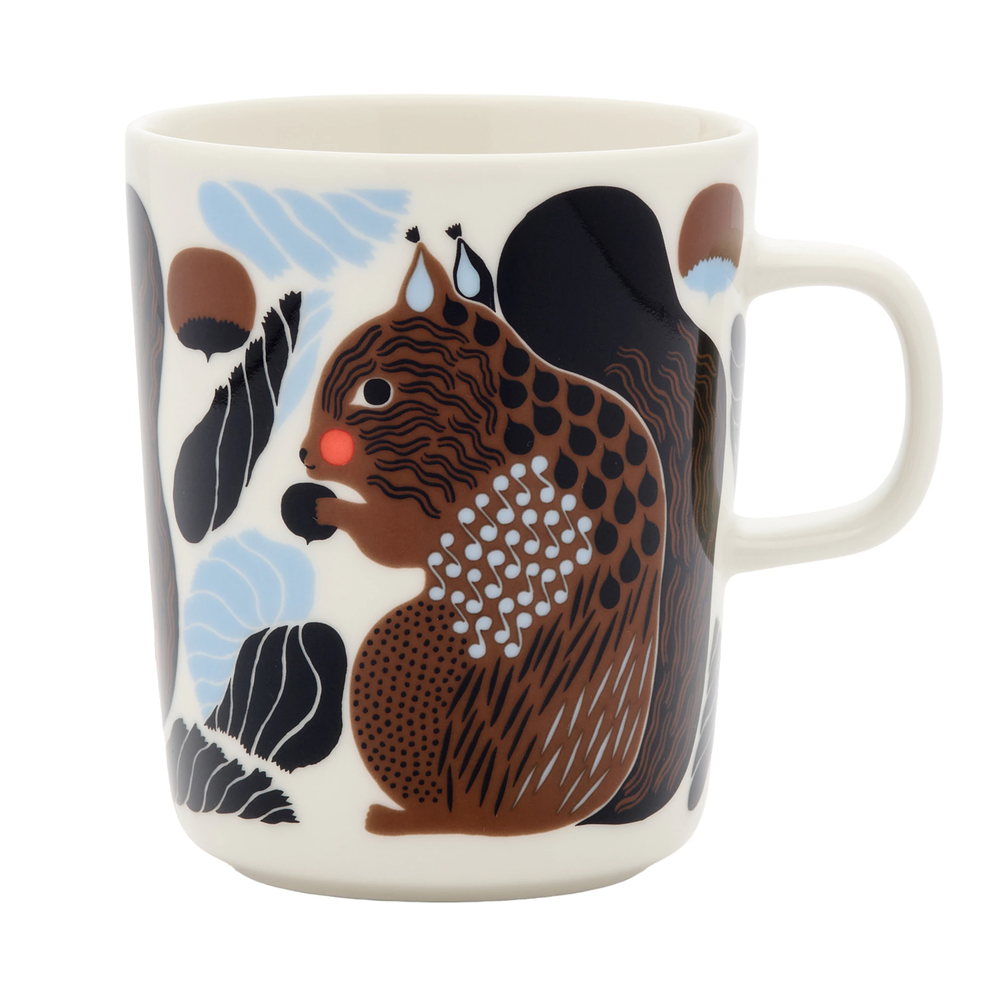 Marimekko Kurre Kaffekop 25 Cl / Lysebl&aring; - Kaffekopper Stent&oslash;j Brun - 075998-189