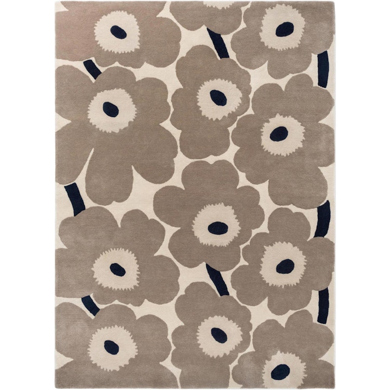 Marimekko Unikko Tæppe 200x280 cm, Greige