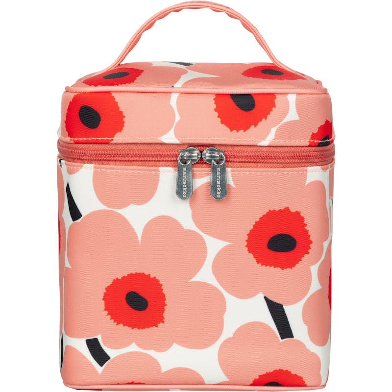 Mini Unikkp Otso Makeuptaske Koralfarvet / Trækulsfarvet, Høj