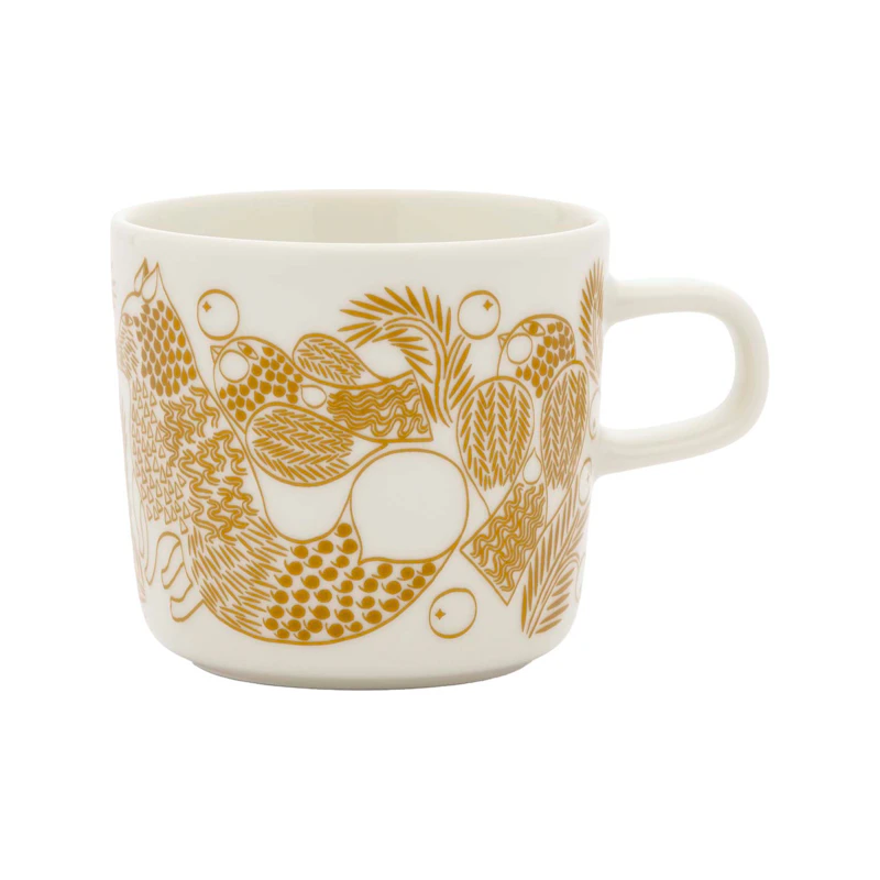 Oiva/Piirto Ketunmarja Kaffekop 20 cl, Hvid / Bronze Brown