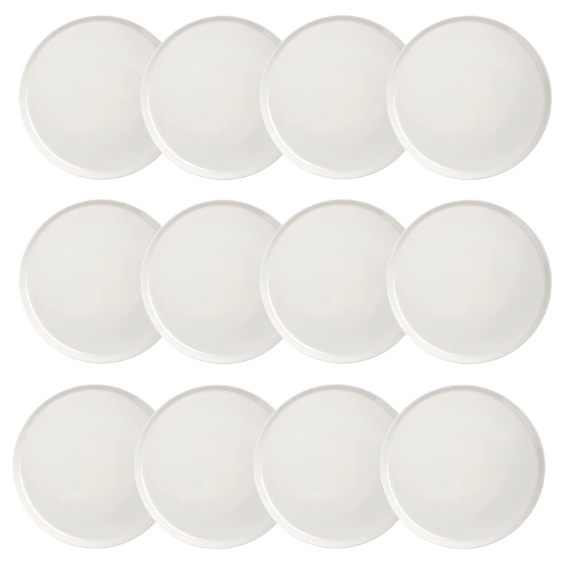 Oiva Sidetallerken 20 cm 12-pak, Hvid