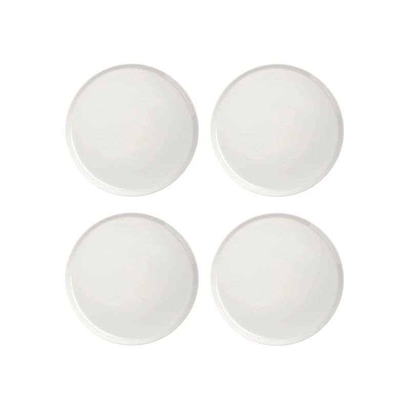Oiva Sidetallerken 20 cm 4-pak, Hvid