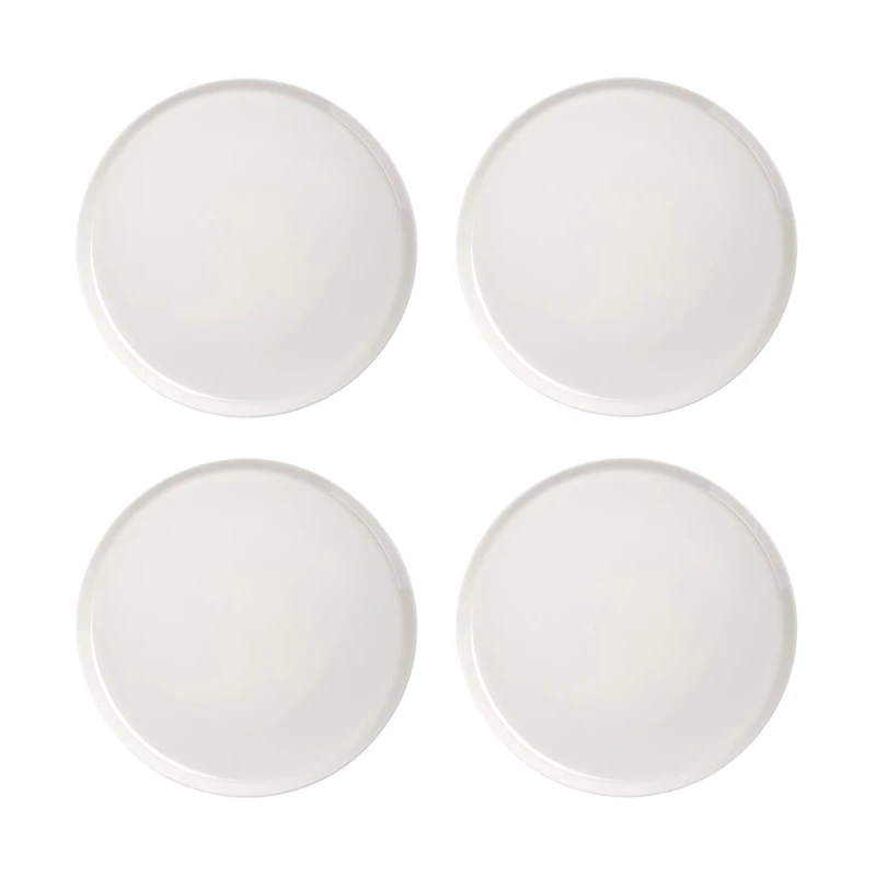 Oiva Tallerken 25 cm 4-pak, Hvid