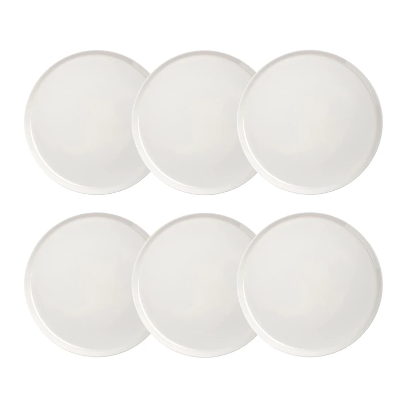 Oiva Tallerken 25 cm 6-pak, Hvid