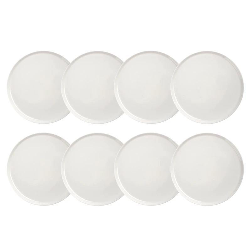 Oiva Tallerken 25 cm 8-pak, Hvid