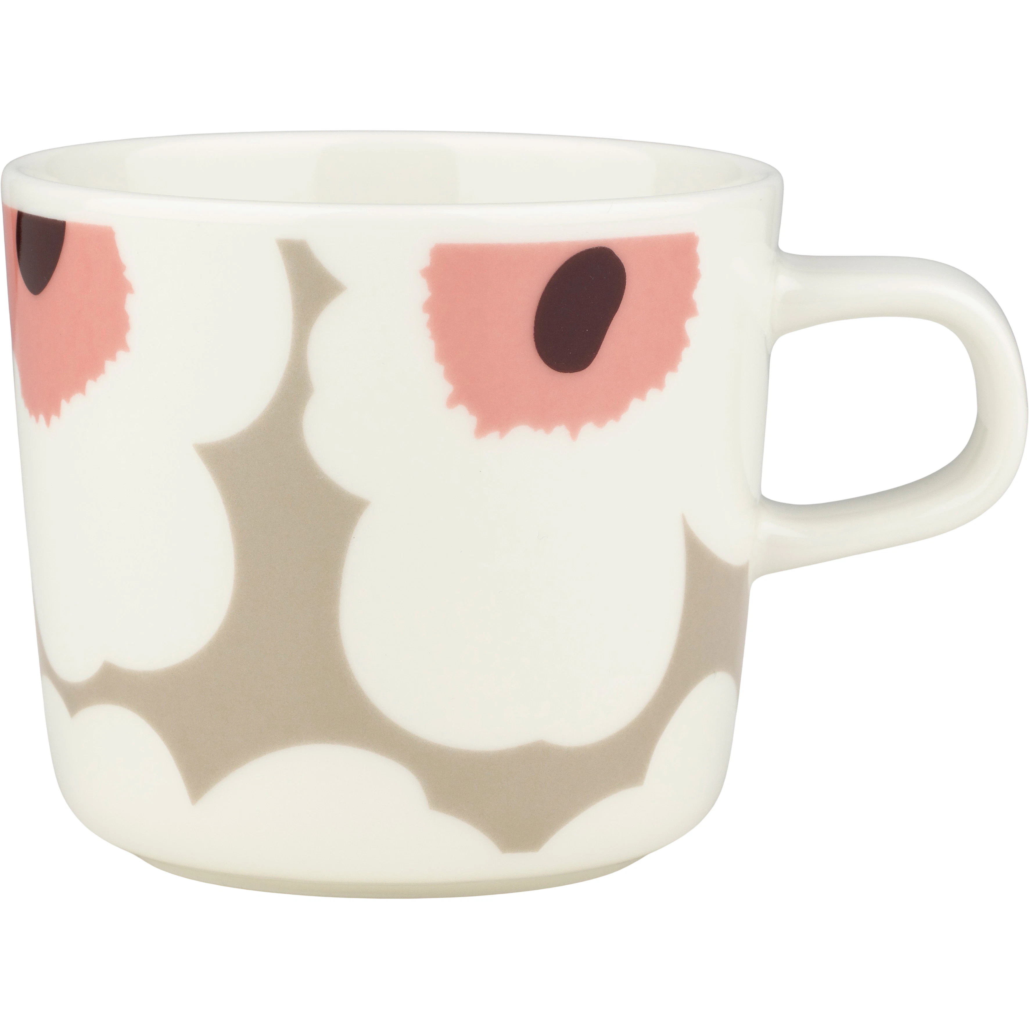 Marimekko Oiva/unikko Kop 20 Cl Pulver / Clay / Dark Wine - Kaffekopper Stent&oslash;j Powder - 075536-183