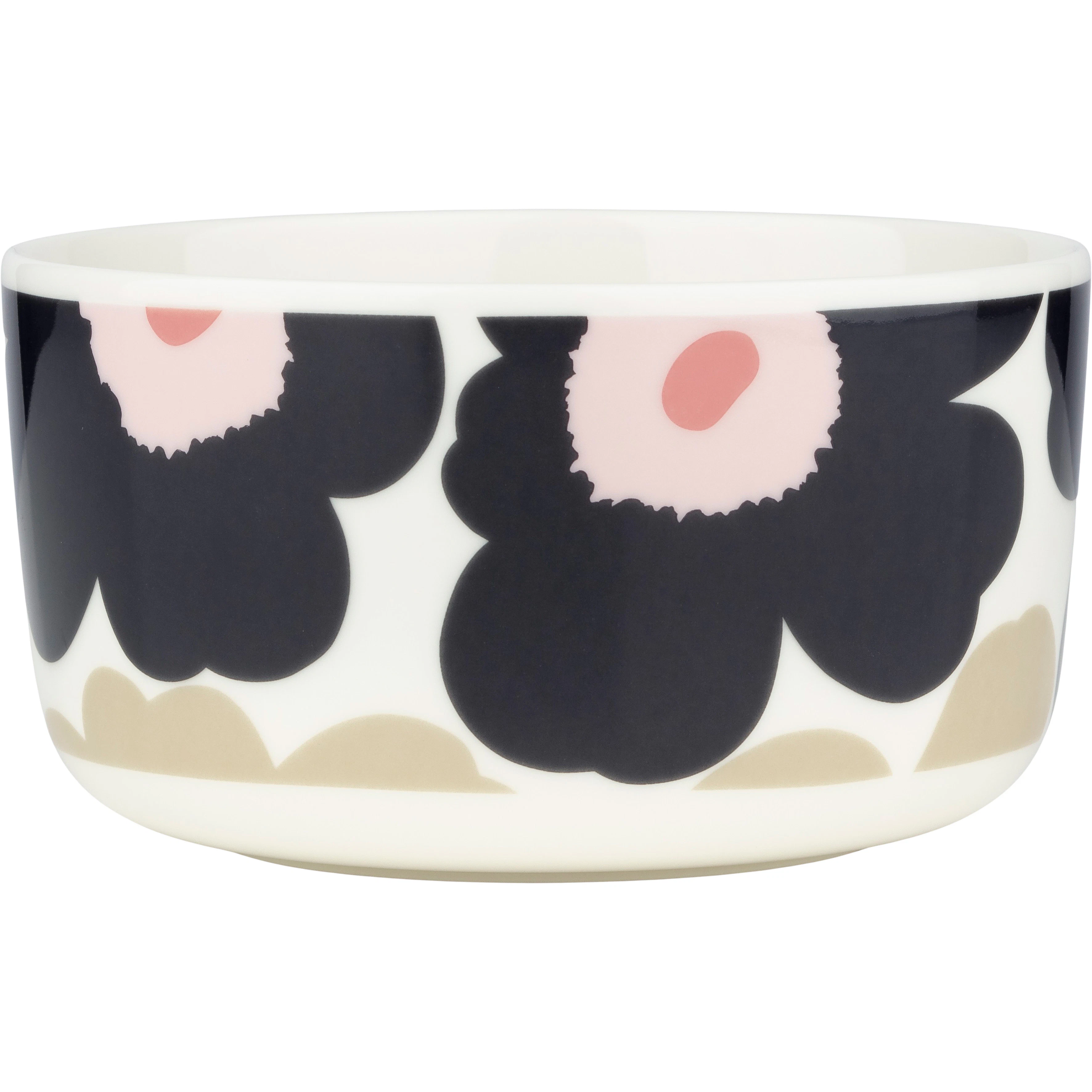Marimekko Oiva/unikko Sk&aring;l 50 Cl / Sand - Serveringssk&aring;le Stent&oslash;j Rosa - 075264-198