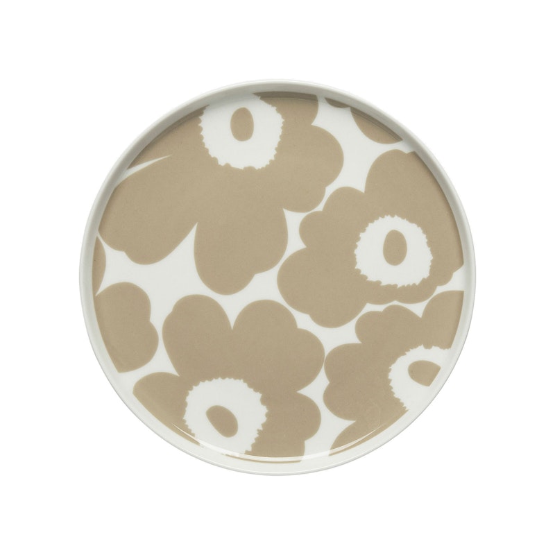 Oiva/Unikko Tallerken 20 cm, Beige