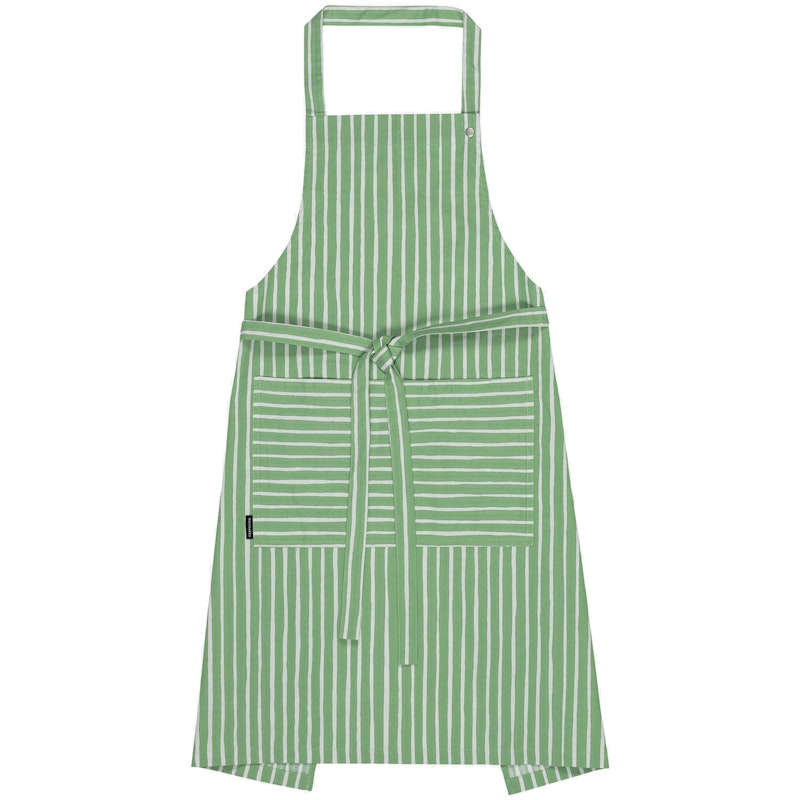 Piccolo Kitchen Forklæde, Light Grey / Spring Green