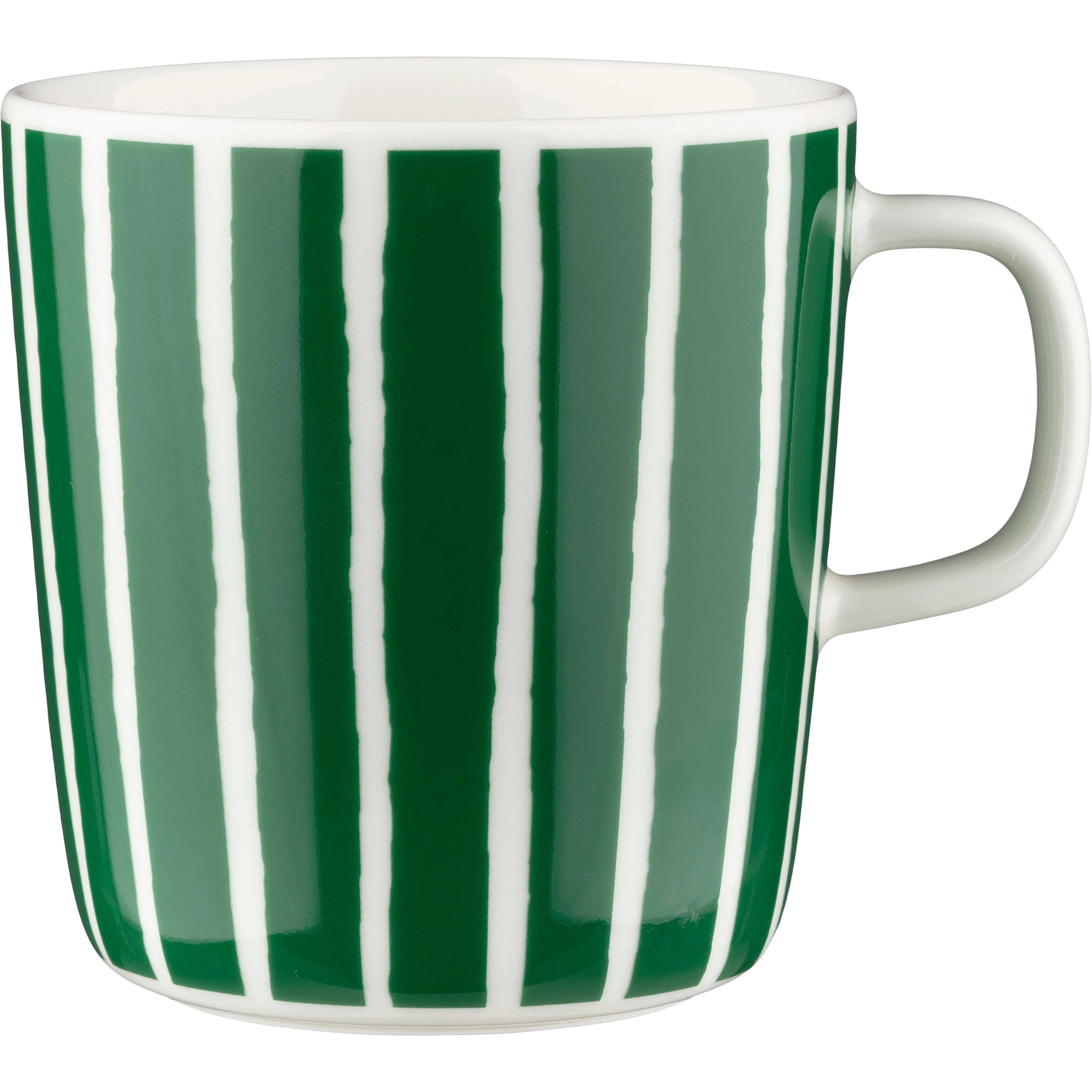 Marimekko Piccolo Krus 40 Cl t / Gr&oslash;nt - Tekopper Stent&oslash;j Hvid - 073847-160