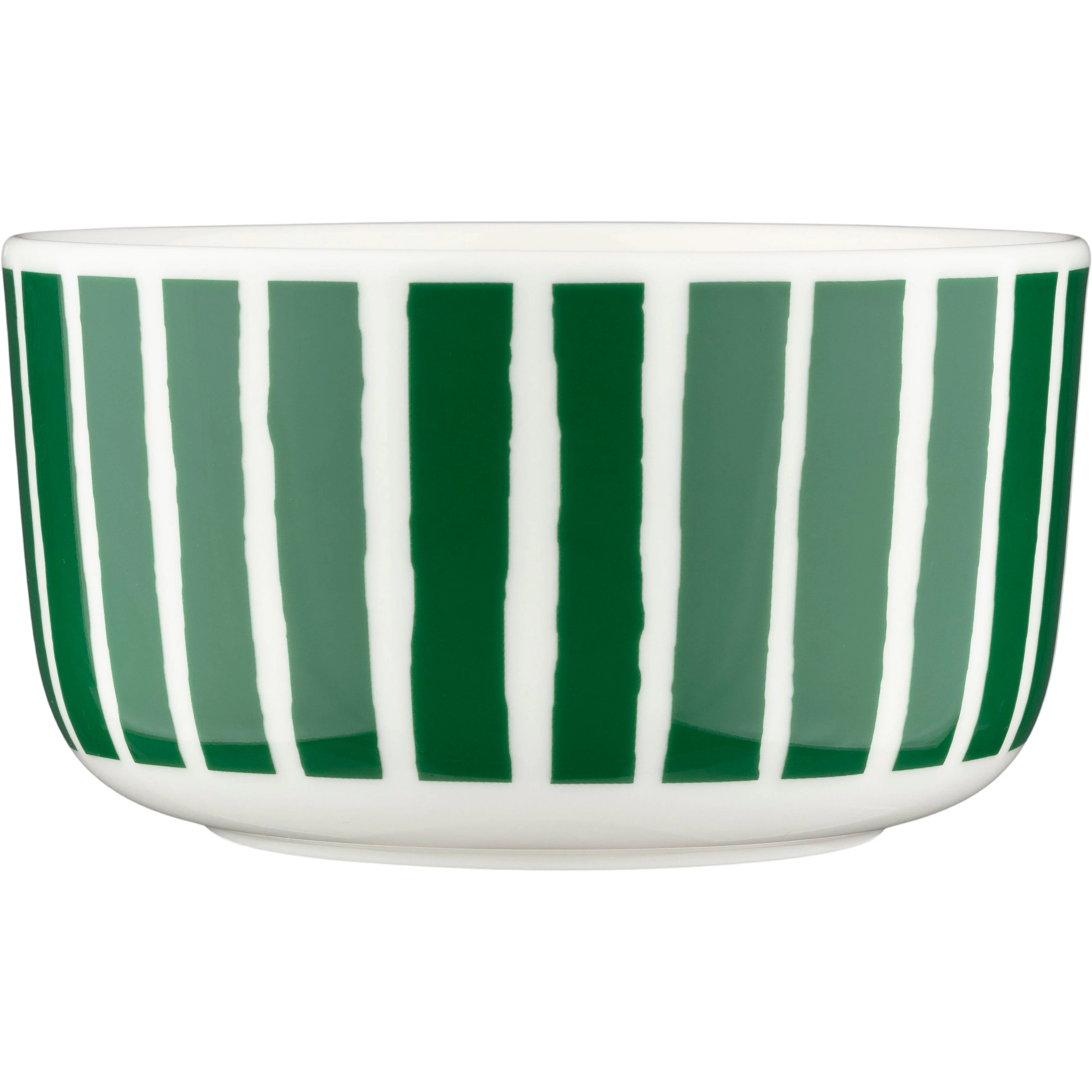 Marimekko Piccolo Sk&aring;l 50 Cl / Gr&oslash;n - Morgenmadssk&aring;le Stent&oslash;j Hvid - 073848-160